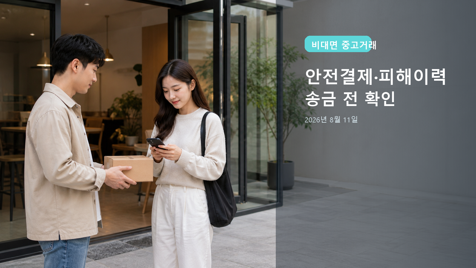 비대면 중고거래 2026: 안전결제·피해이력·송금 전 확인 순서